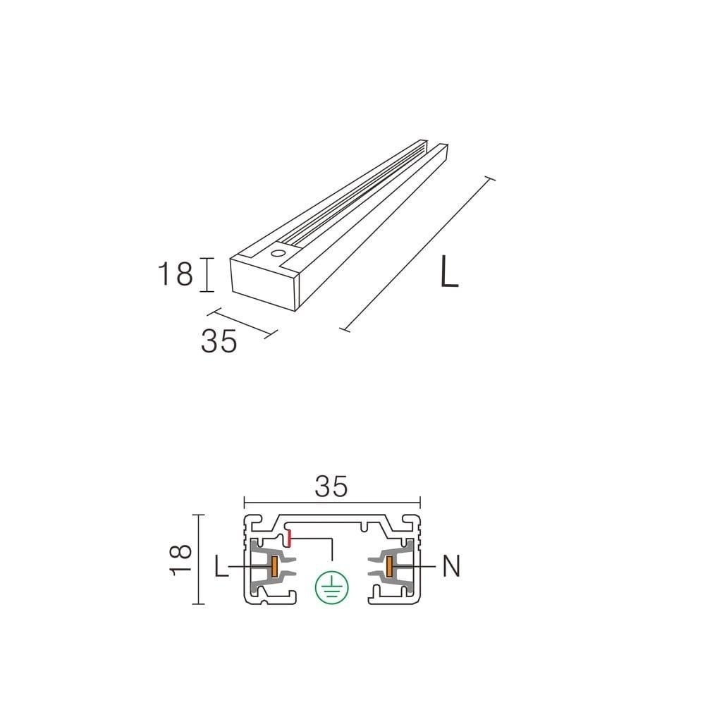 1 Phase Track 1m - Alternative view