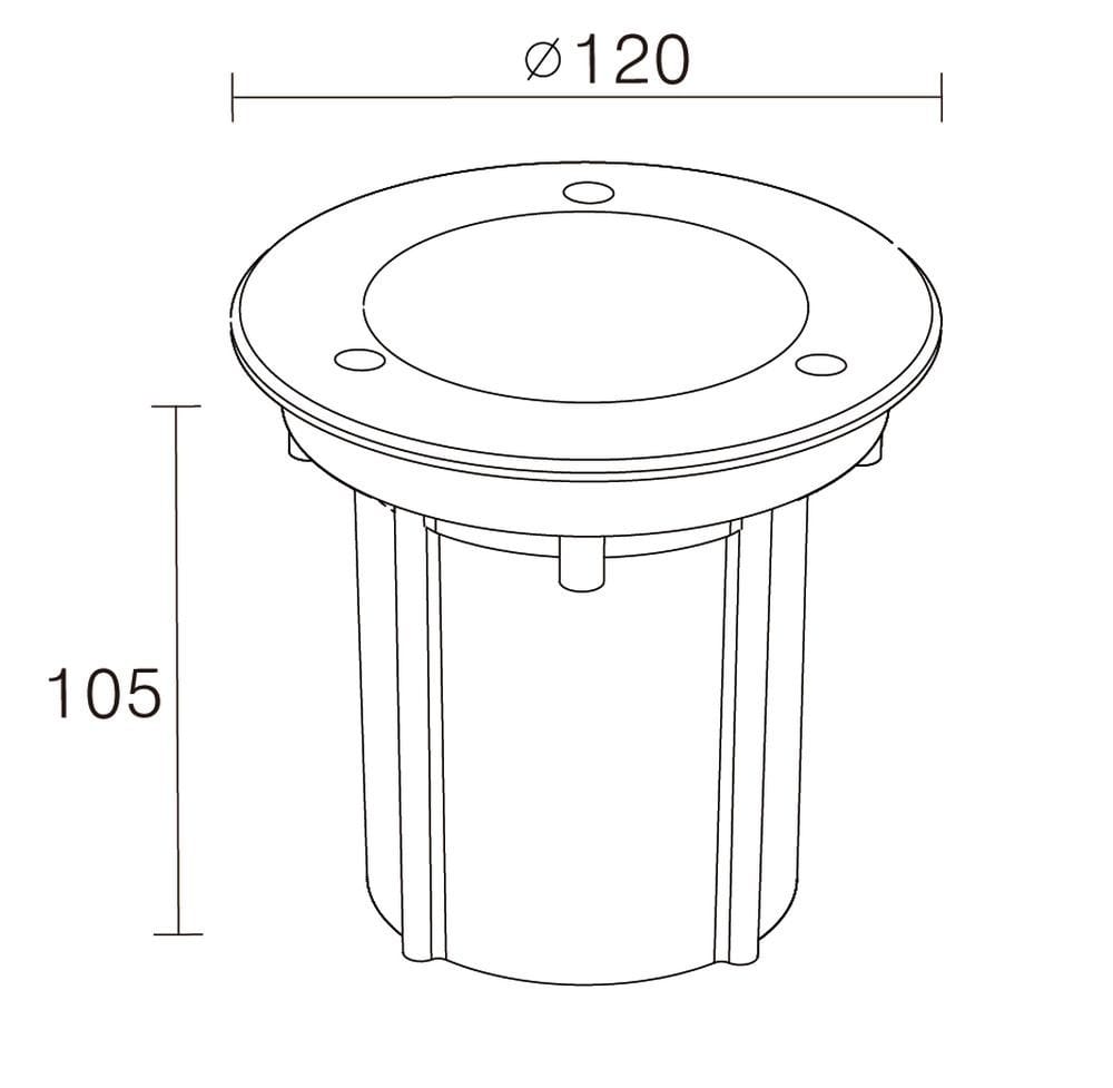 InGround Spot M - Alternative view