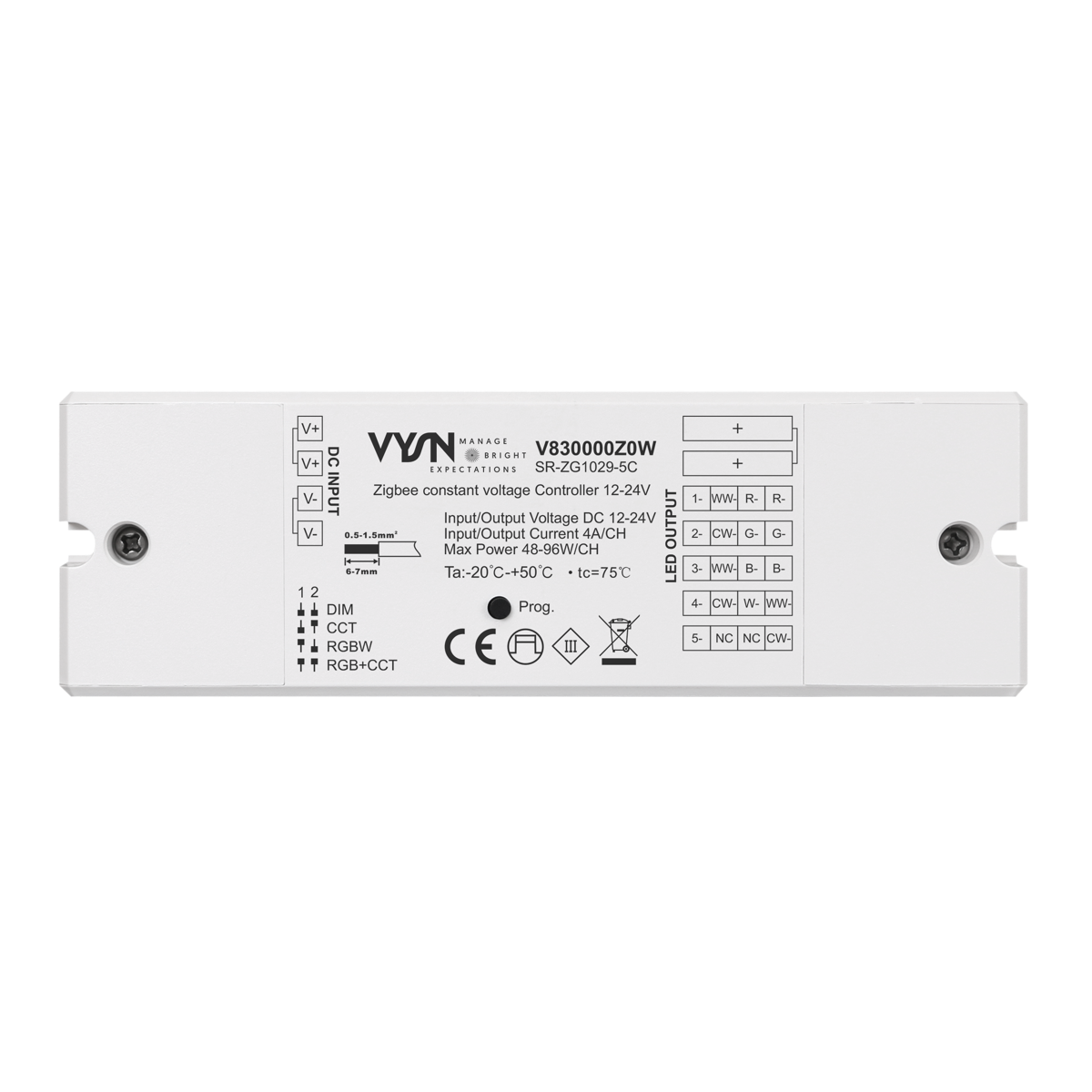 Zigbee constant voltage Controller 12-24V